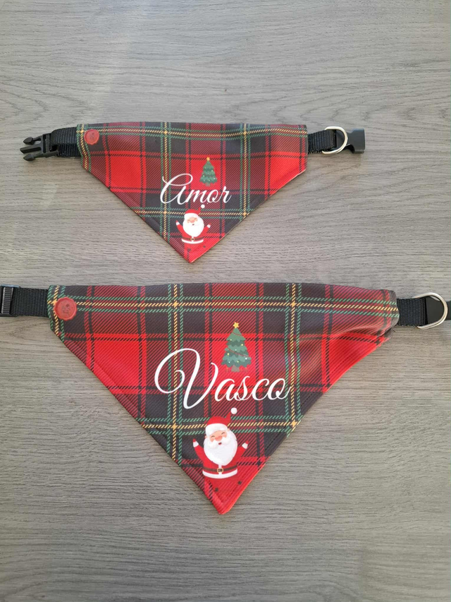 Bandana de Noël personnalisable S au XL