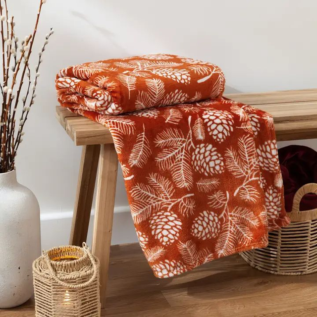 Irwin Woodland Fleece Throw Blanket