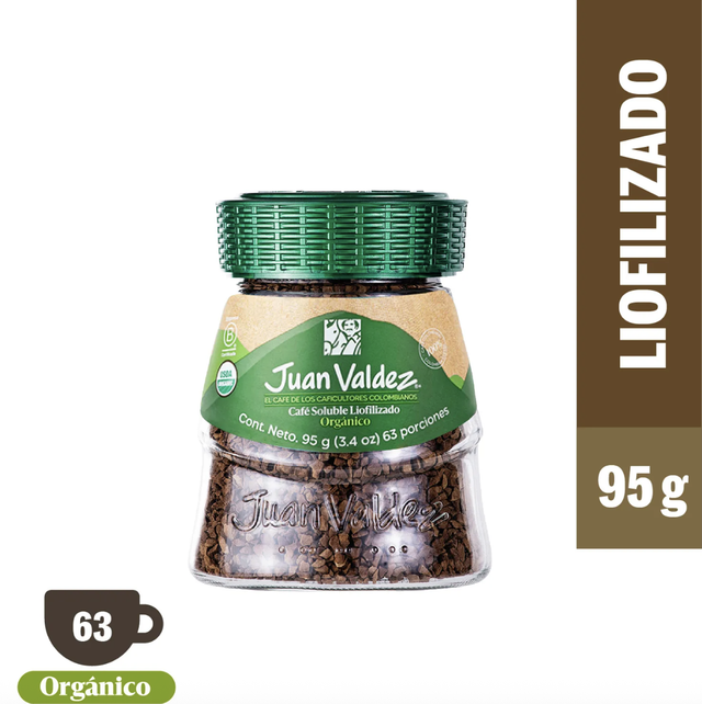 Café Liofilizado Orgánico 95 g