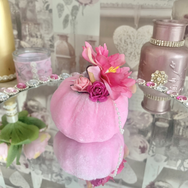  Tickled Pink Fabric Pumpkin