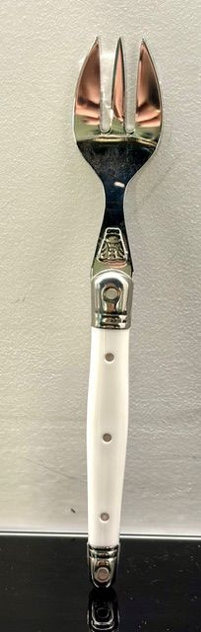 TENEDOR POSTRE BLANCO LAGUIOLE