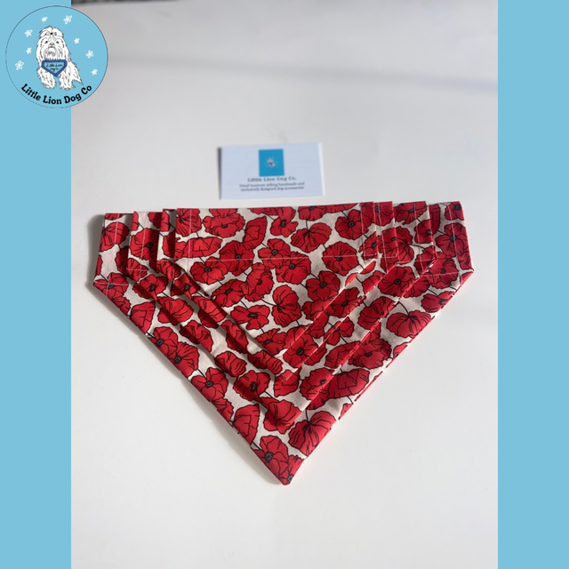 Charity Poppy Pooch Handmade Dog Accessories