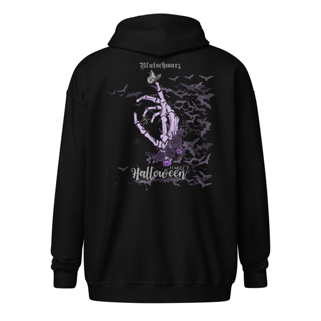 Unisex Zipper - Lilac Halloween