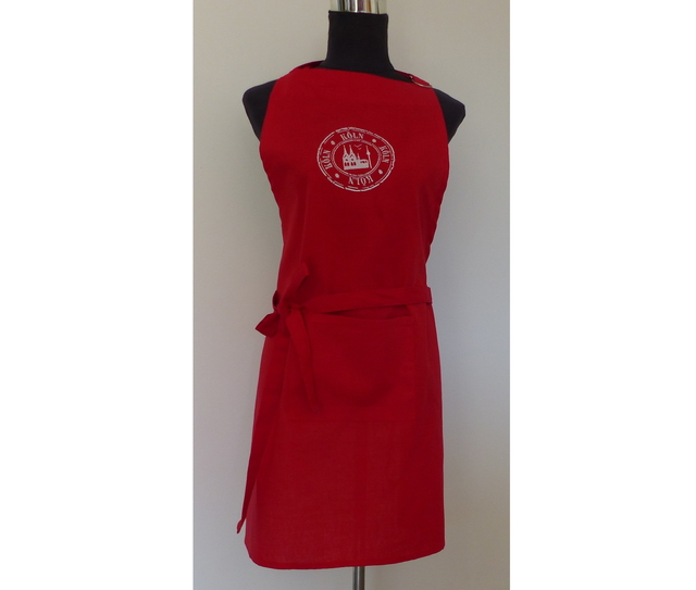 Schürze rot „Köln Stempel“