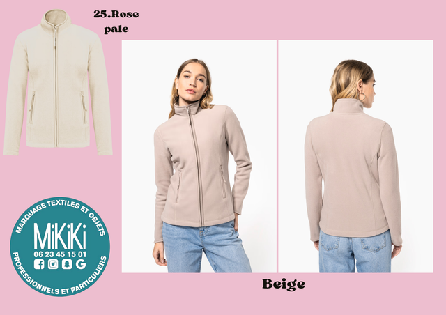 POLAIRE  zippée Femme