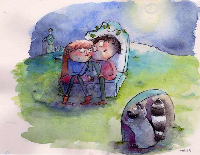 Illustration traditionnelle, l&#039;originale