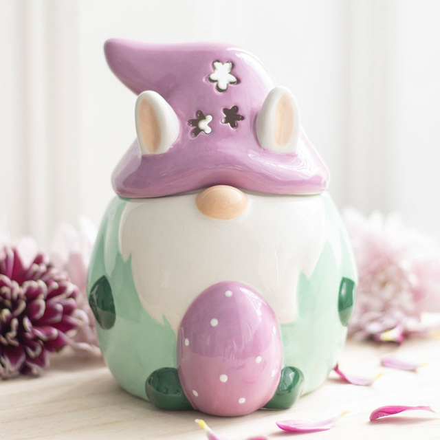 Brûleur Gnome Pâques violet