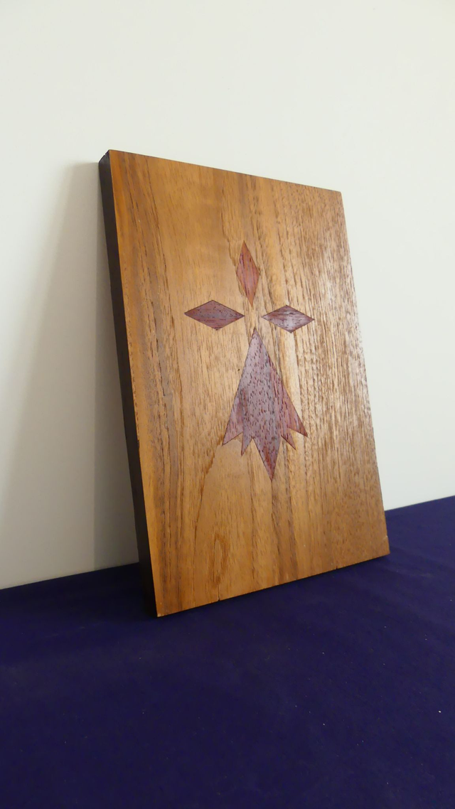 ⚜️ Hermine bretonne • Marqueterie de bois