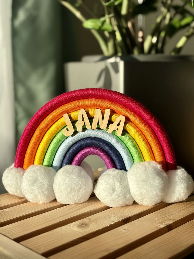 Regenbogen "Colourful Clouds" personalisiert