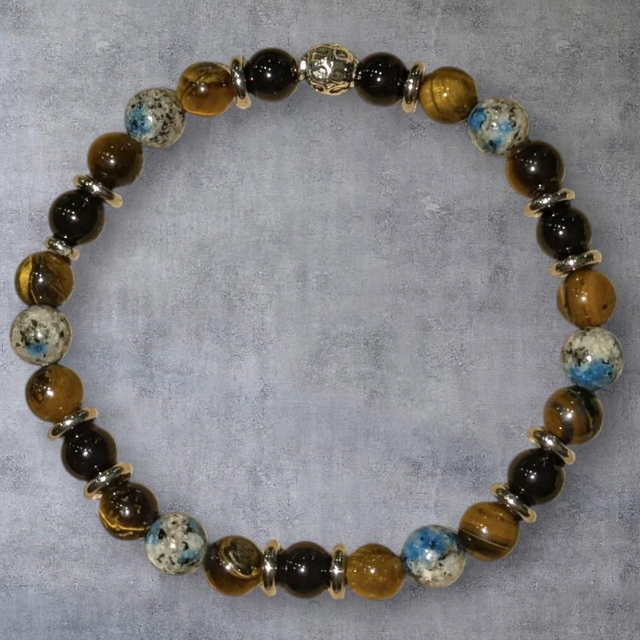 Bracelet &quot;Triangle sacré de lucidité&quot; 6mm BR-303