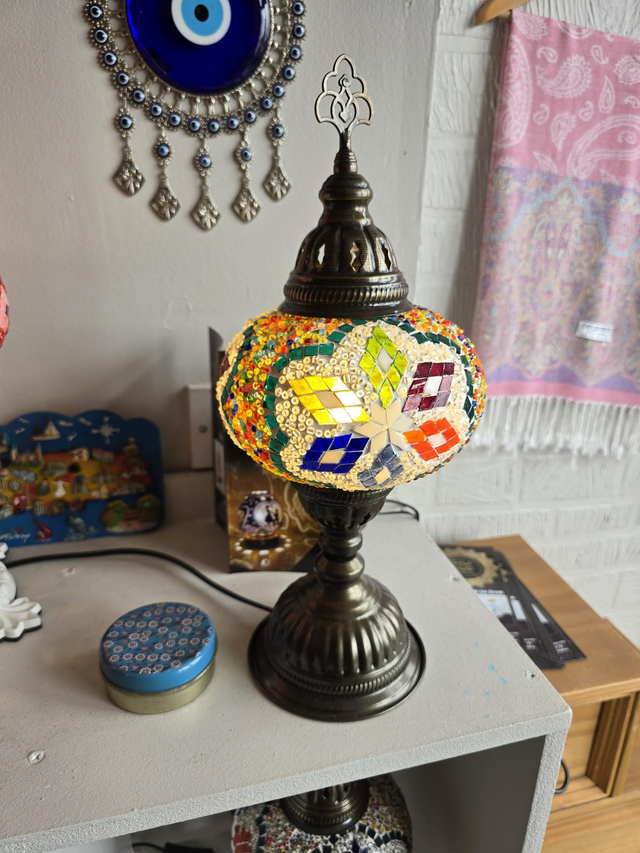 Large Mosaic Table Lamp