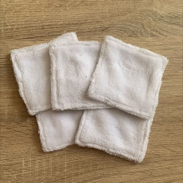 Lot de 5 lingettes lavables