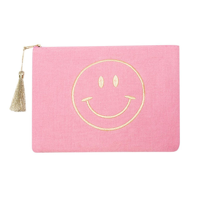 Toilettas smiley roze