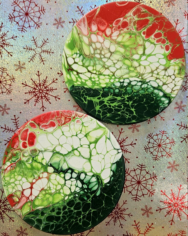 &quot;Christmas for two&quot; coasters