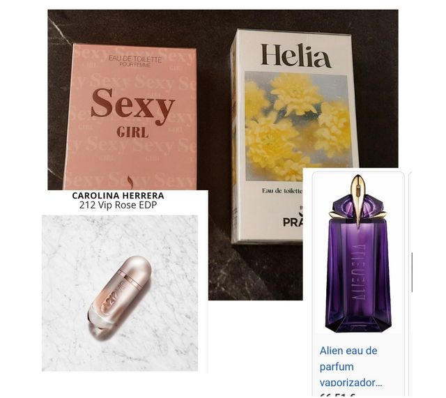 Agua perfumes inspiración 