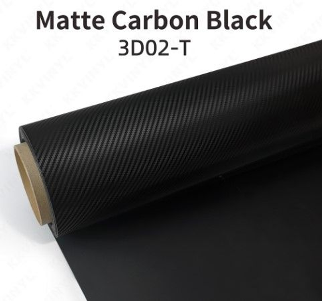 Matte Carbon Black 3D02-T