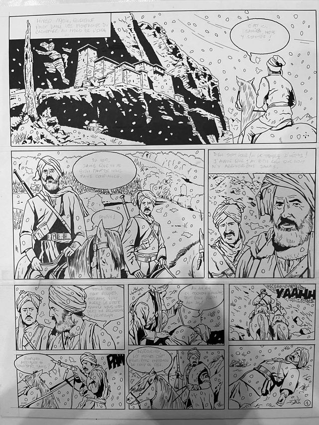 Planche originale de BD / SIR HENRY