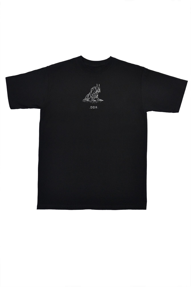 Dents de Scie® Lawrence le loup Tee-shirt Noir
