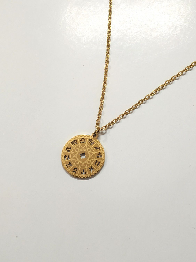 Collier constellation - signe du zodiaque doré
