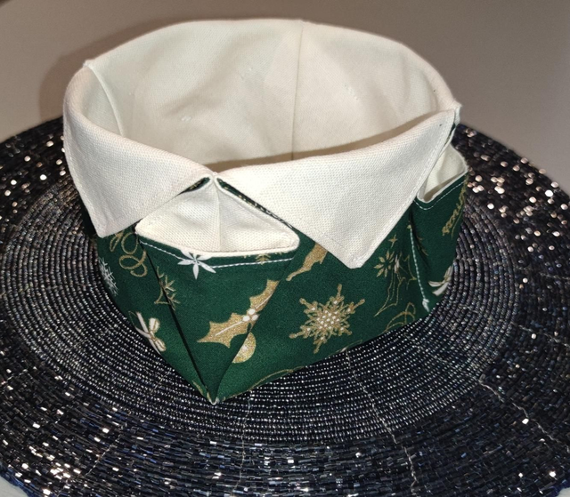 Panier de Noël triangle Vert 