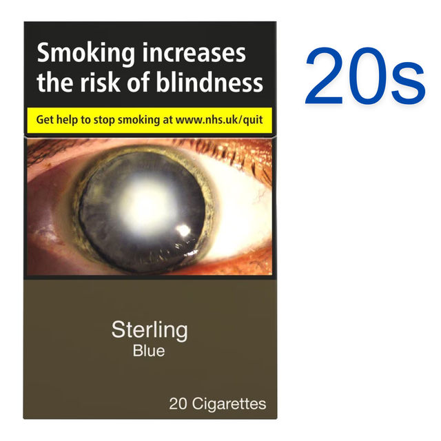 Sterling Blue Cigarettes 20s 