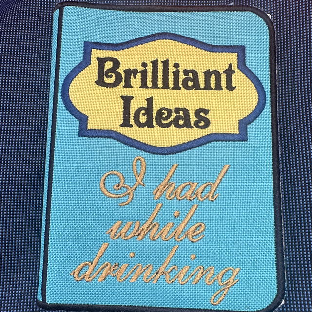 Notebook/journal cover -brilliant ideas