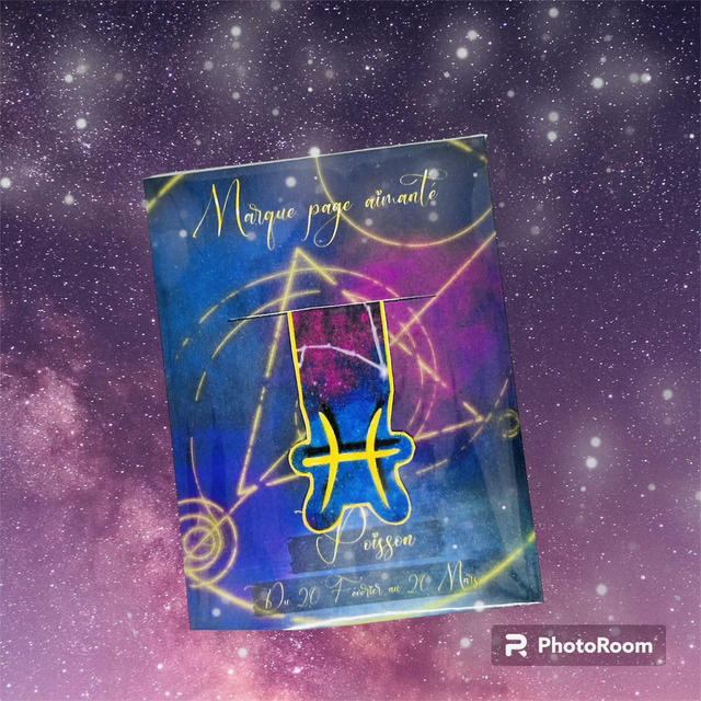 Marque page magnétique Poisson