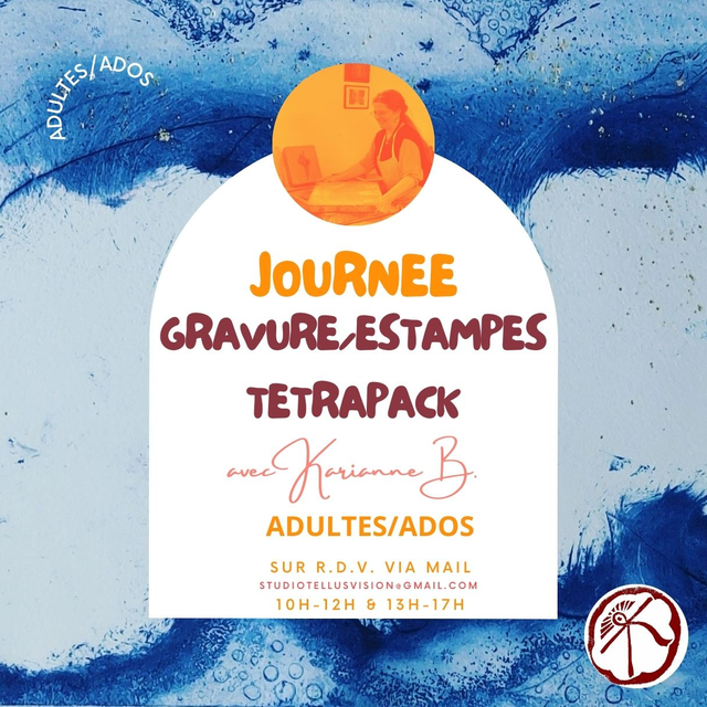 Atelier EXCLUSIVE - DECOUVERTE JOURNEE gravure d'estampe