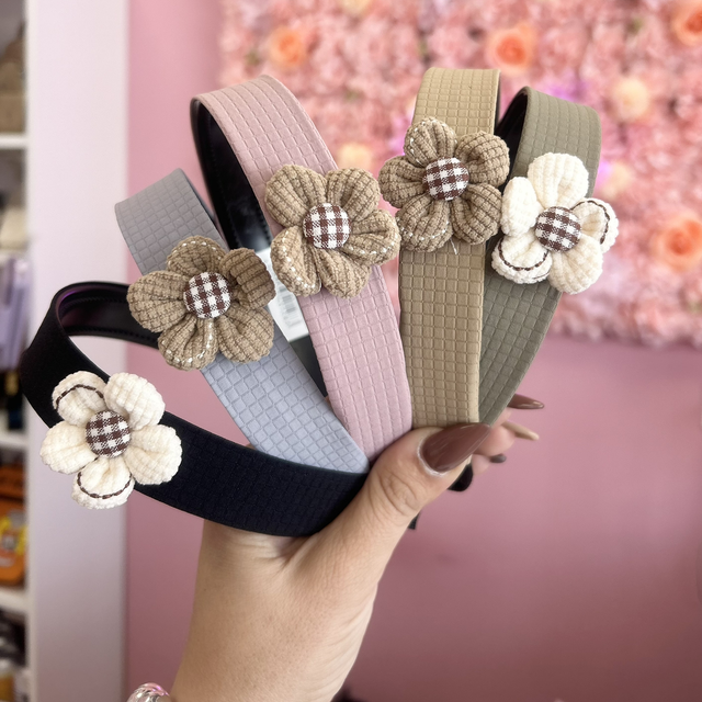 Cerchietto con fiore