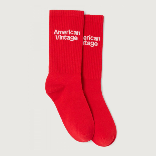American Vintage Unisex Clypsun Socks Ladybird