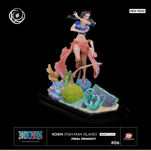 Nico Robin (Fish-Man Island) - One Piece - Statua Ikigai Tsume Art 1/6 (37.3cm) 🌸🔍 (Anche a rate! 👇)