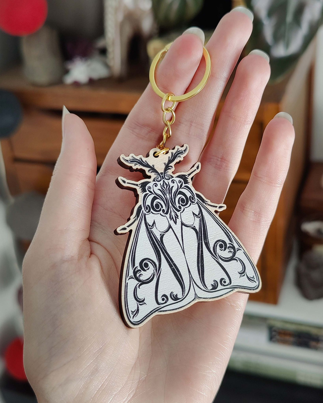 Porte-clé Ornement papillon