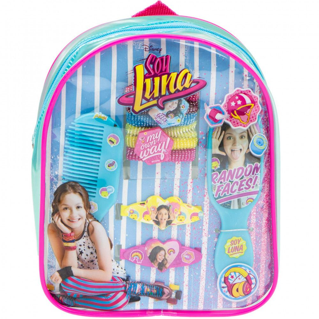 Sac à dos Accessoires cheveux Soy Luna 10 pièces + le sac.