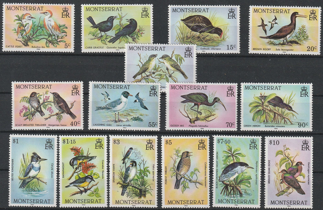 Montserrat 1984 Birds Set MNH