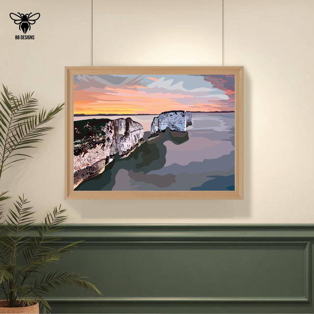 Art Print - Old Harry Rocks