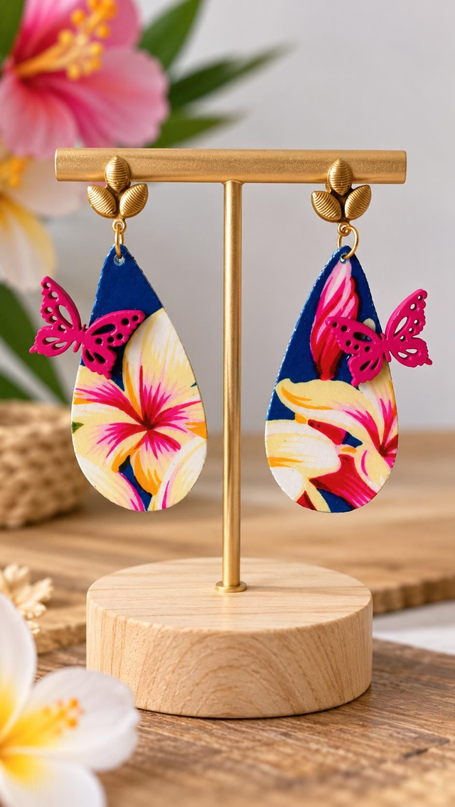 Boucles d'oreilles Florélya