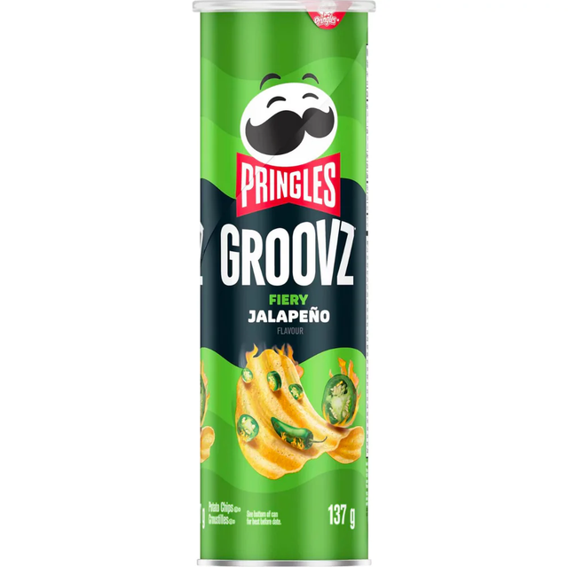 Pringles Groovz Fiery Jalapeno (137g)