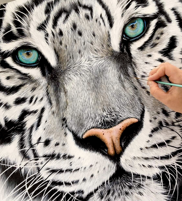 ‘White Tiger’ Original Painting