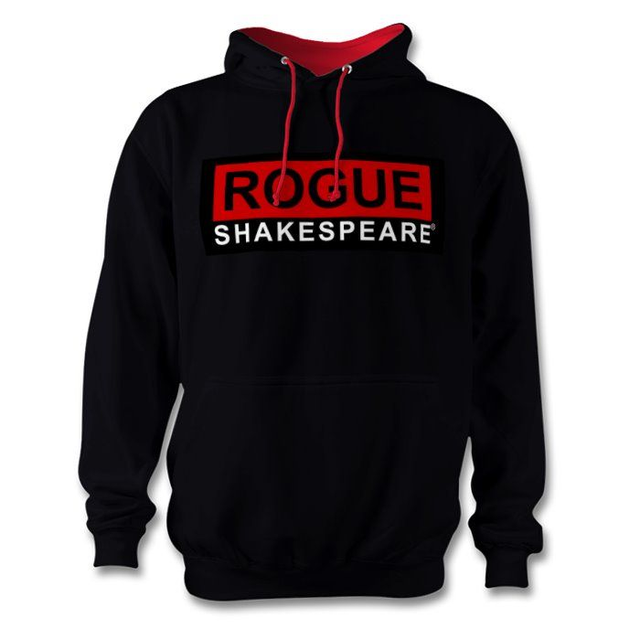 UNISEX - Varsity Rogue Shakespeare® Hoodie (red/black)