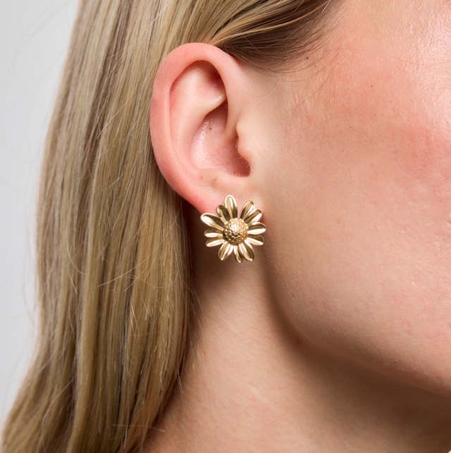 Boucle marguerite puce 