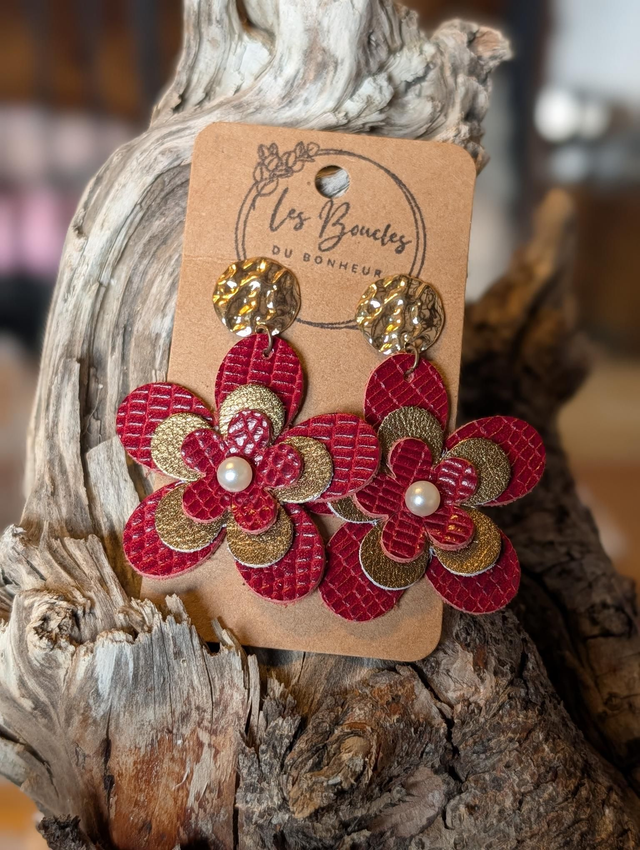 Boucles d'oreilles Collection Marguerite m036