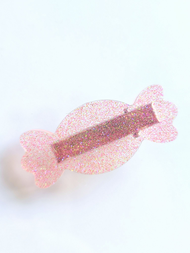 BARRETTE BONBON ROSE