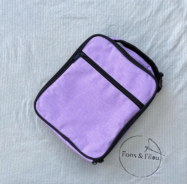 Paarse lunchtas 24*20*7cm