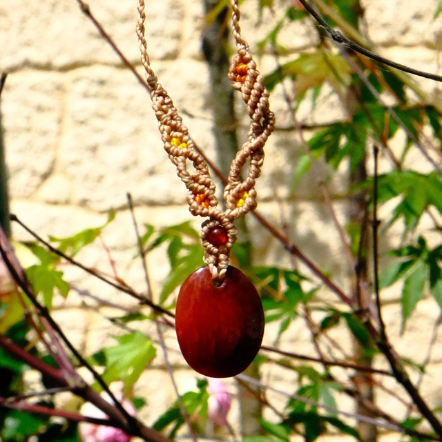 Collier "Rama" Cornaline