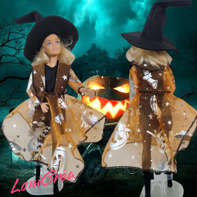 Halloween Robe & Chapeau
