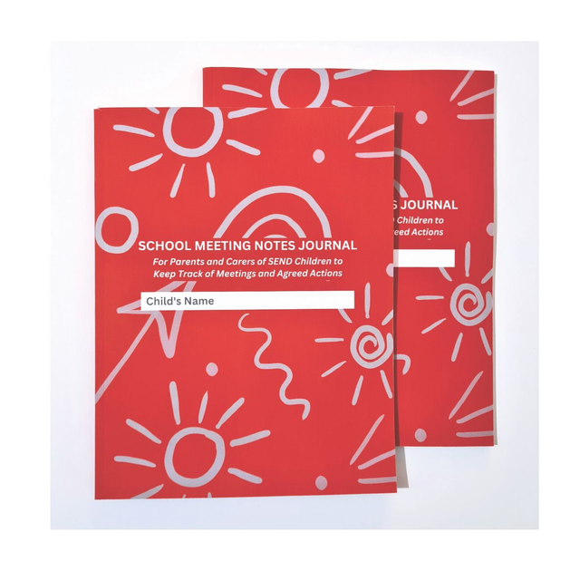 2 X School Meeting Notes Journal