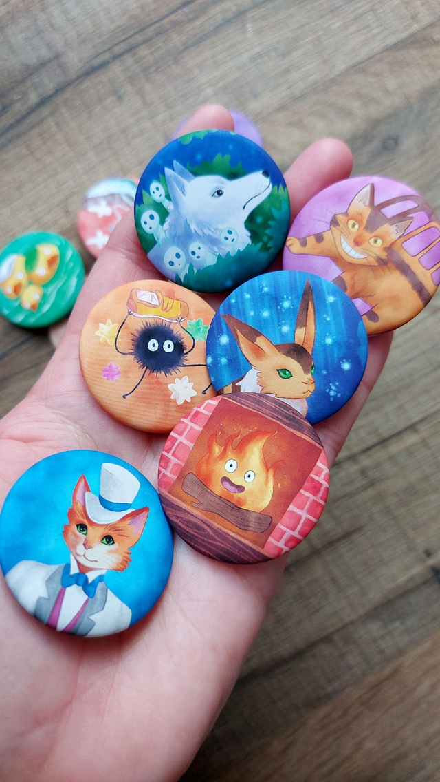 Badges 38mm - Ghibli