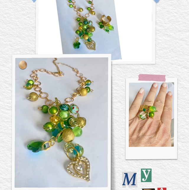 Parure collier et bague Eden 