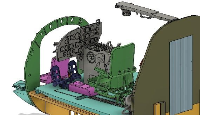 1/48 B-26 Marauder cockpit for ICM ref: ED-48007