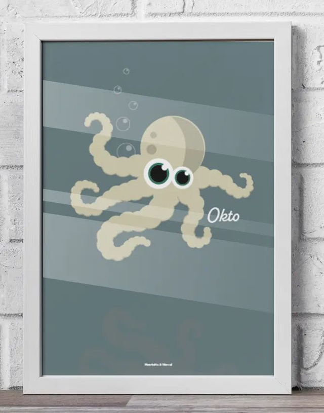 20 - Affiche enfant monstre